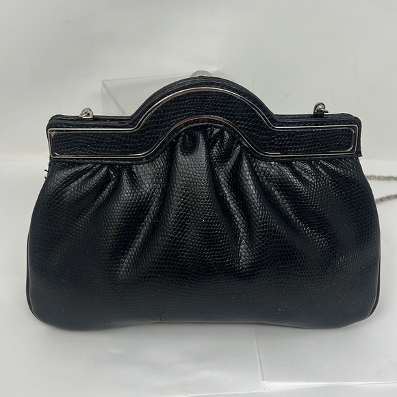 Leather Evening Shoulder Bag Clutch Bag - Picture 6 of 14